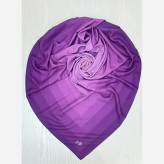 روسری طرح طیفی پلهای سایز 140 نخ کاستوم سیتو چرخ دوز