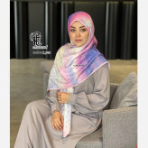 روسری نخی طرح رویا قواره بزرگ 140 سانتیمتر چرخدوز سیتو