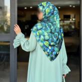 روسری نخی طرح وندا سایز 140 چرخ دوز کاستوم سیتو