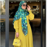 روسری نخی طرح وندا سایز 140 چرخ دوز کاستوم سیتو