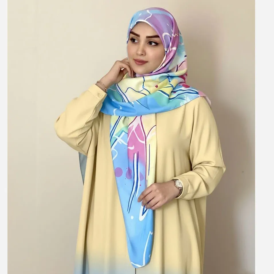 روسری طرح رکسانا سایز 140 نخی کاستوم چرخ دوز