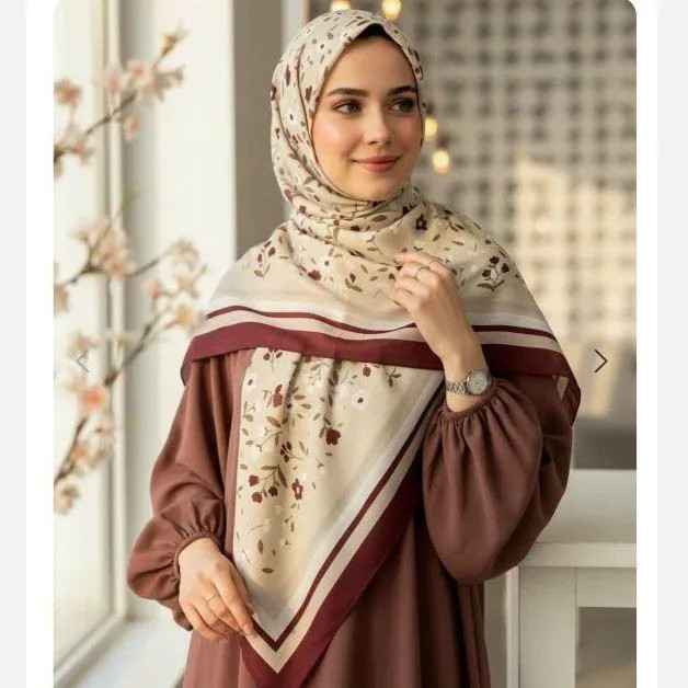 روسری سوپر نخ طرح خاتون