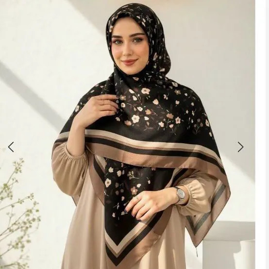 روسری سوپر نخ طرح خاتون