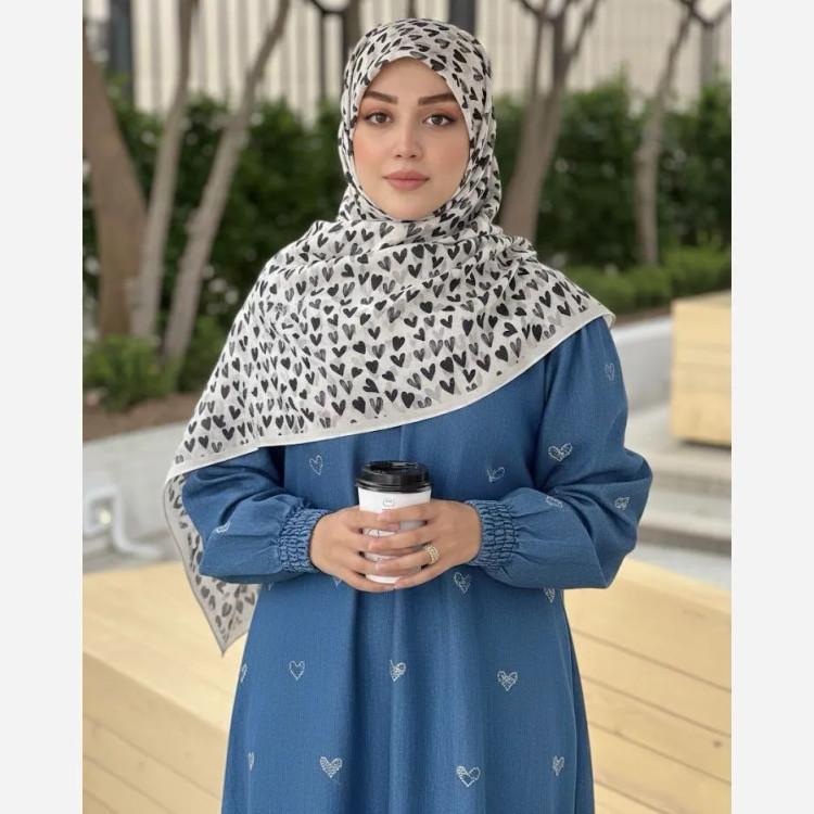 روسری نخ کاستوم طرح مهری