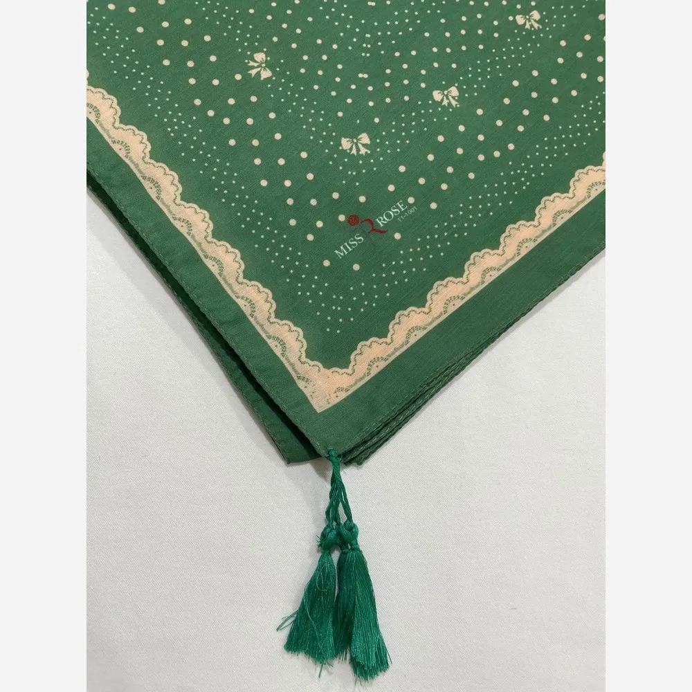 روسری سوپر نخ طرح رزین قواره 110