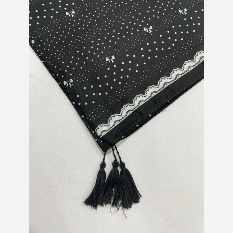 روسری سوپر نخ طرح رزین قواره 110