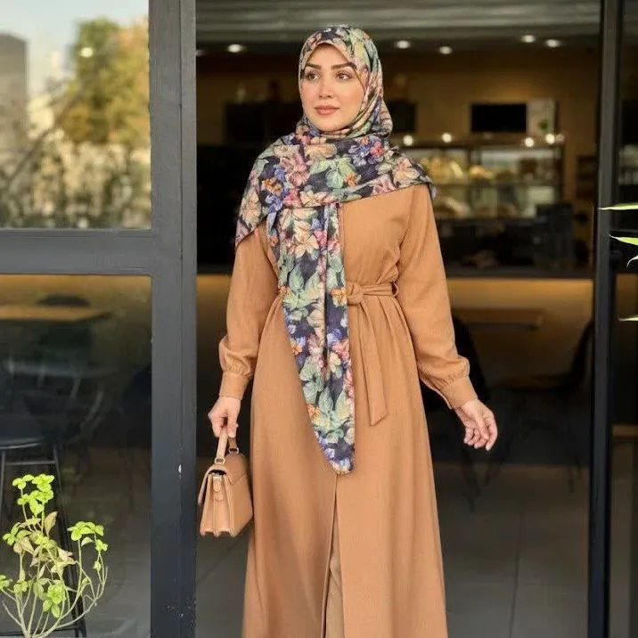 روسری طرح دلسا سایز 140 نخ کاستوم سیتو چرخ دوز