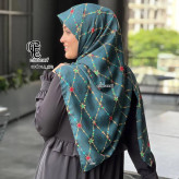 روسری طرح جواهر نخ کاستوم سیتو قواره بزرگ 140 سانتیمتر چرخدوز