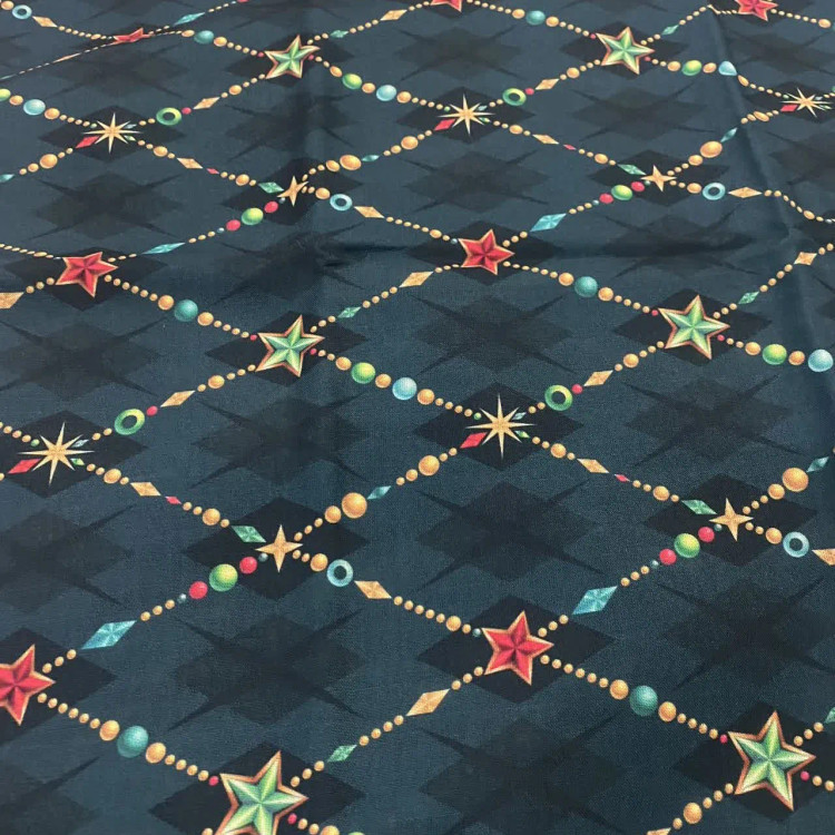 روسری طرح جواهر نخ کاستوم سیتو قواره بزرگ 140 سانتیمتر چرخدوز