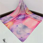 روسری طرح شادی زنانه، جنس نخ کاستوم سیتو، سایز بزرگ، چرخ دوز