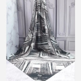 روسری طرح آبرنگی زنانه شیک و زیبا