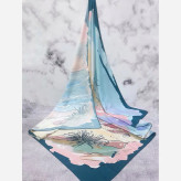 روسری طرح مرجان سایز 140 جنس نخ کاستوم سیتو چرخ دوز