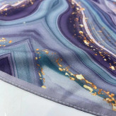 شال و روسری طرح رزین نخی کاستوم قواره بزرگ 140 سانتی شیک و مجلسی