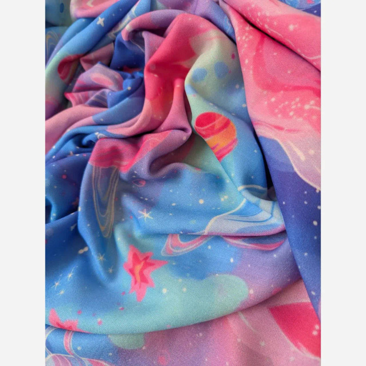 روسری طرح گلکسی قواره بزرگ 140 زنانه