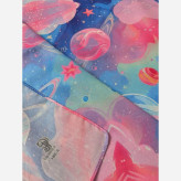 روسری طرح گلکسی قواره بزرگ 140 زنانه