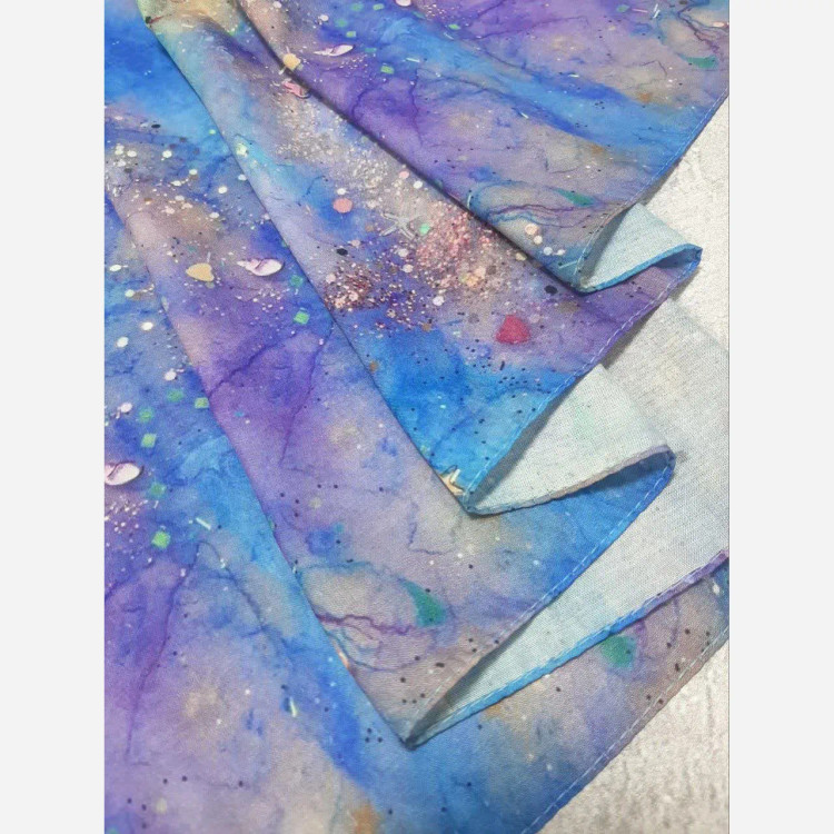 روسری طرح ساحل سیتو جنس نخ کاستوم چرخ دوز سایز متوسط