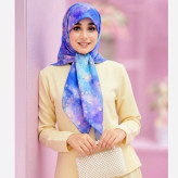 روسری طرح ساحل سیتو جنس نخ کاستوم چرخ دوز سایز متوسط