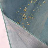 روسری زنانه طرح رزین صورتی یاسی طوسی نخ کاستوم سیتو متوسط چرخ دوز