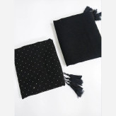 شال مشکی کریشه درختی