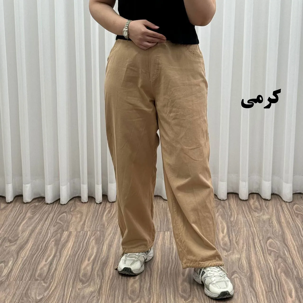 شلوار زنانه کتان کد 1212 چهارفصل تنخور شیک و راحت مناسب خانمها و دختران باردار و غیرباردار