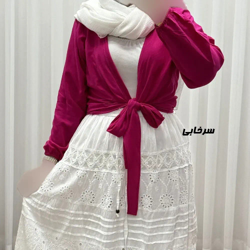 شومیز گرهای جنس نخی کد 1846