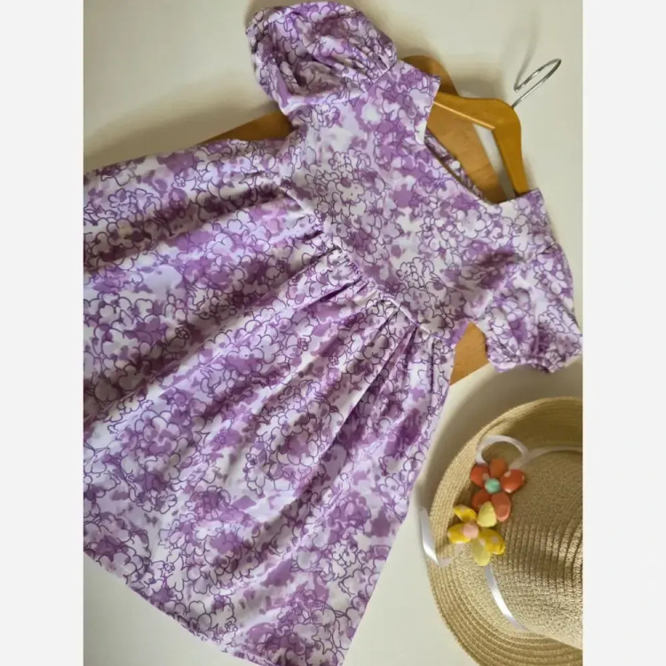 پیراهن خنک گل گلی از 2 تا 8 سال