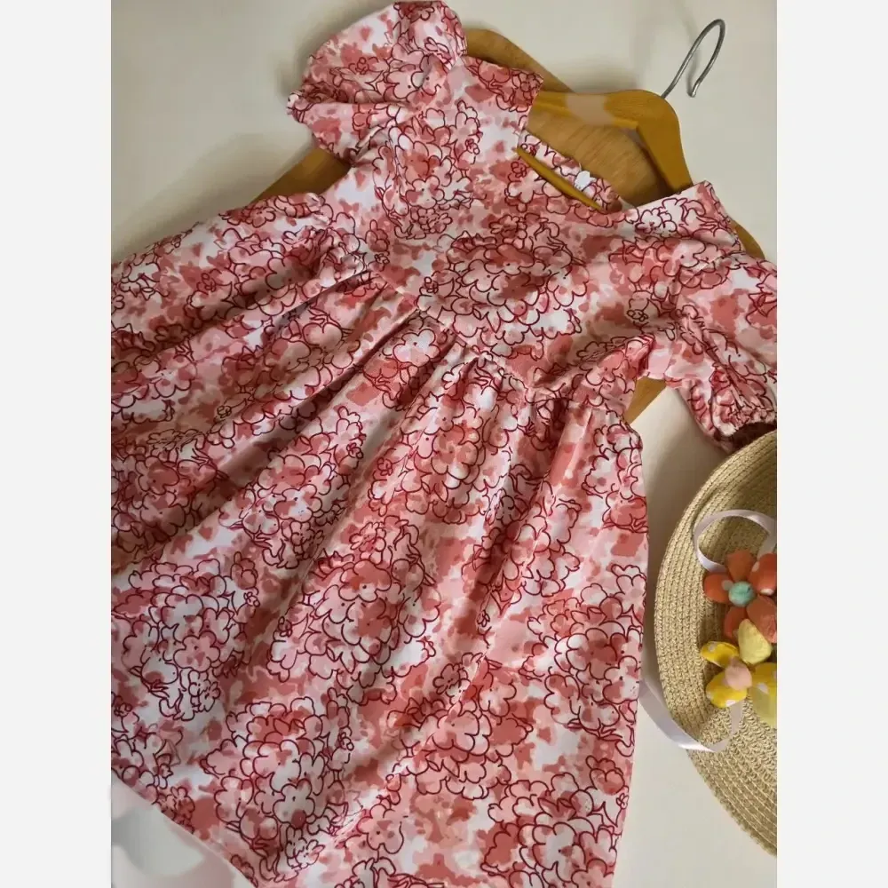 پیراهن خنک گل گلی از 2 تا 8 سال