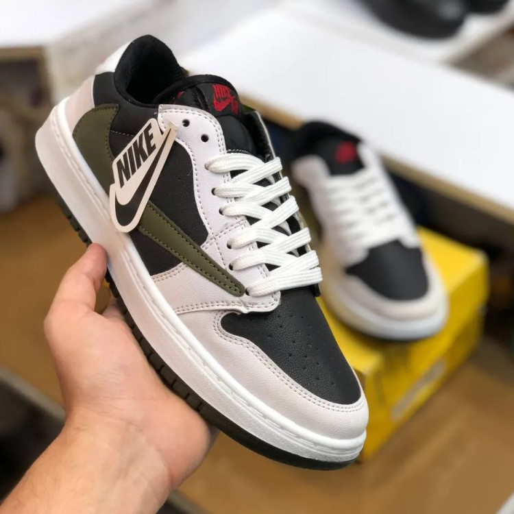 کفش نایک تراویس مردانه سفید مشکی سبز Jordan Travis