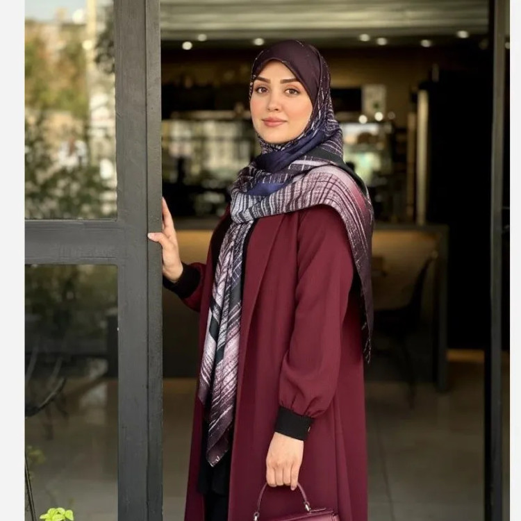 روسری نخی طرح ژینوس رنگ کاربردی زنانه