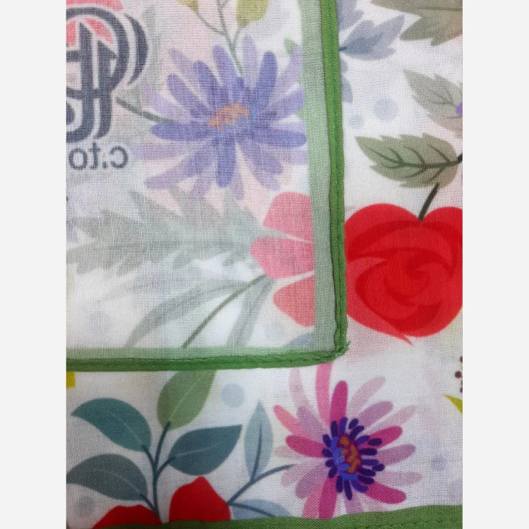 روسری مجلسی طرح گلناز قواره بزرگ 140 سانتیمتر نخ کاستوم سیتو