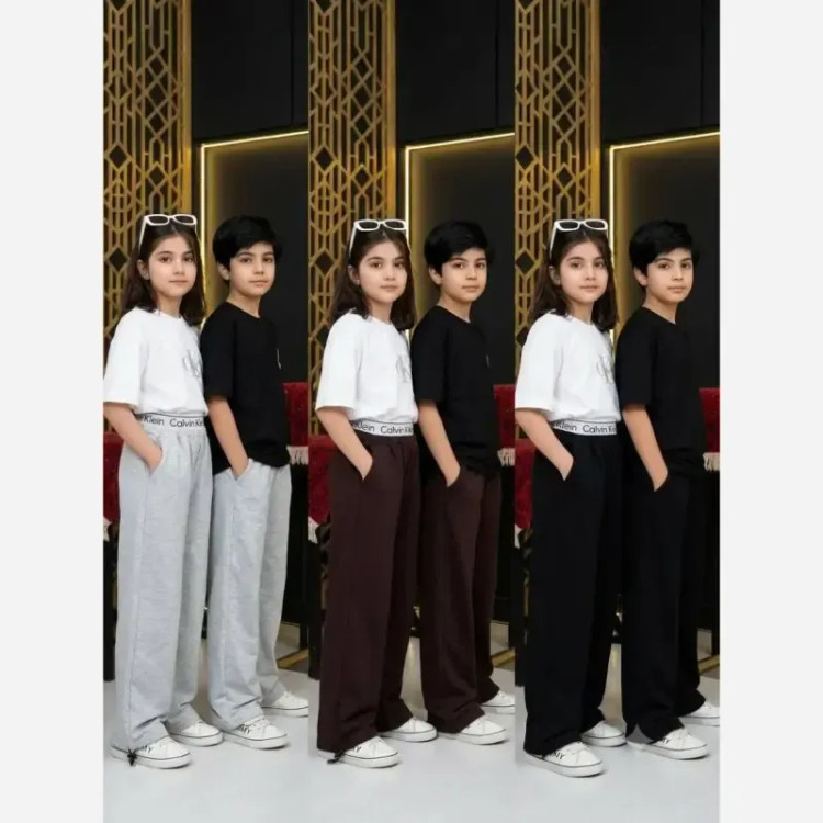 شلوار جاگر اسپرت دخترانه و پسرانه دورس گلکسی سایز 70 تا 100