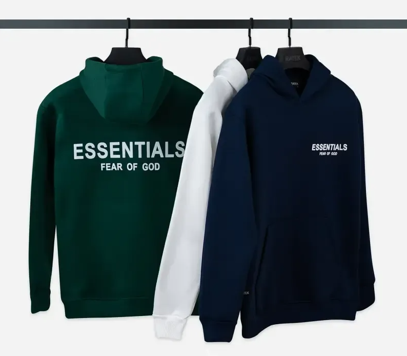 هودی پشت چاپ طرح FEAR OF GOD دورس توکرک لاکرا دار کلاه دار آستین بلند
