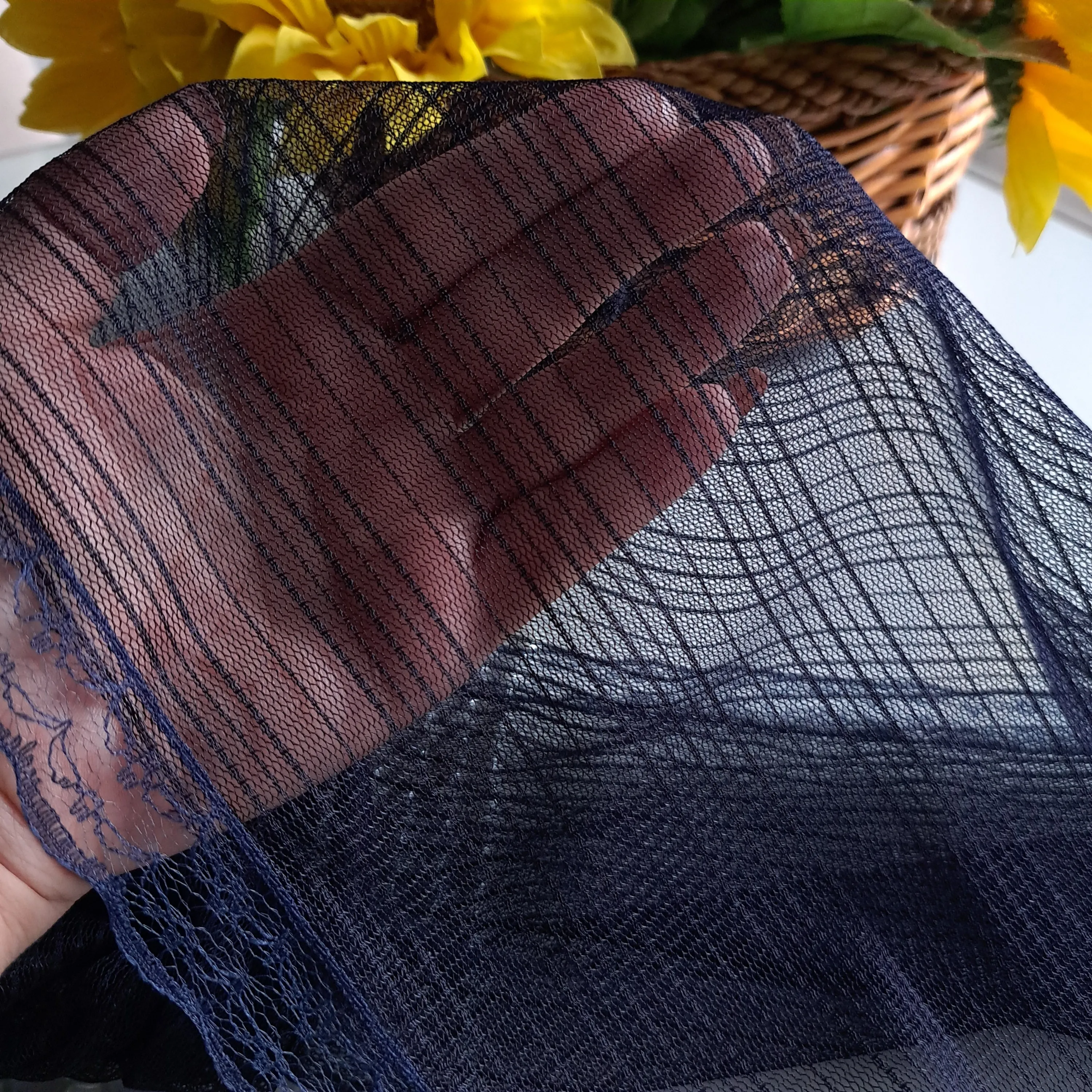 رینگ اسکارف تور مجلسی مشکی سرمه ای قهوه ای سایز 50 در 100 سانتی متر